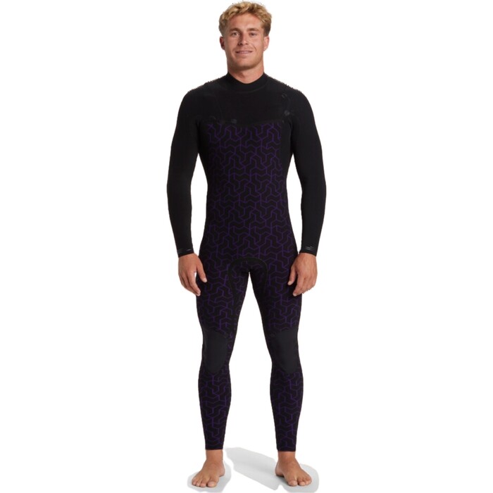 2024 Billabong Mens Furnace Natural 5/4mm Chest Zip Wetsuit ABYW100260 - Black